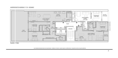 Imagen 3 de 14 de Venta Departamento Mono Divisible 1 Dormitorio - Centro Rosario