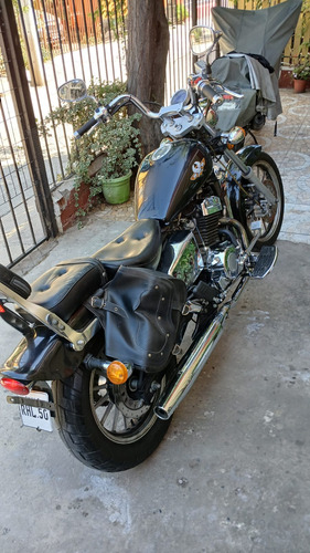 Moto Choper Color Negro Moto 350 Cc Unico Dueño