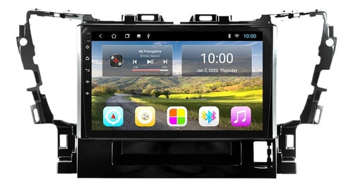 Autoestéreo 2+32g Carplay Cámara Para Toyota Elfa Alfa 15-18