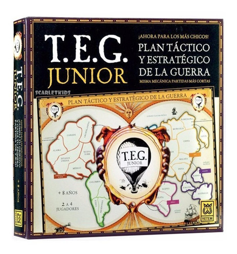 Teg Junior Original Yetem Juego De Mesa Scarlet Kids