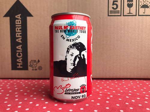 Paul Mccartney Lata De Colección Coca Cola Modelo 1