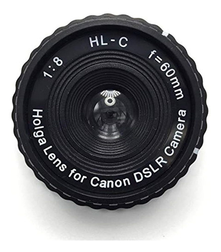 Lente Holga 60 Mm F8 Para Canon Dslr Negro
