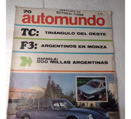 Revista Automundo  Nº 70 Septiembre 1966  