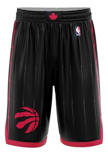 Short Basquet Kapho Toronto Raptors Black Edition Niños