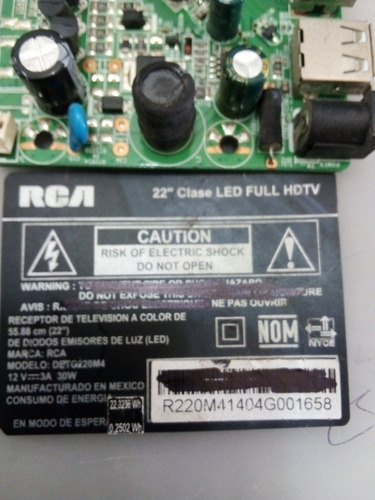 Main Rca Detg220m4 Cv3393bl-c (Usado)