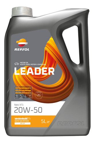 Aceite Semi-sintetico Repsol Leader Neo Xt1 20w50 Api Sp 5 L