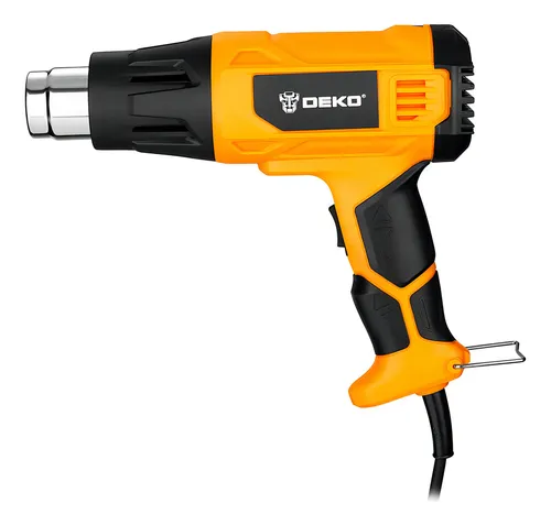 Pistola De Calor 2000w - Deko Tools Color Amarillo