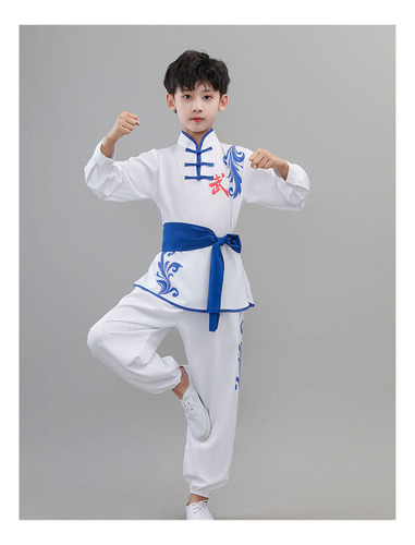 Camisa De Wushu Uniform For Niños, Camisa De Kung-fu, Traje.