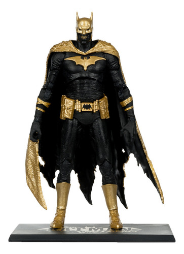 Figura de acción McFarlane Batman of Earth 22 infected Dark Metal Knightmare Edition Batman de McFarlane Gold Label