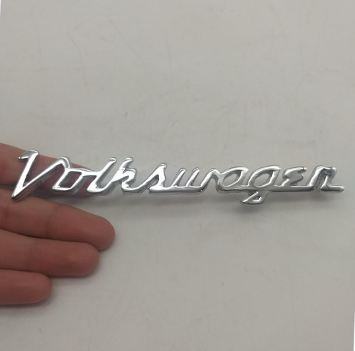 Emblema Cursivo Volkswagen Fusca Escarabajo Aleman Kombi