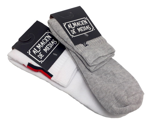 Medias Pack X2 Deportivas Con Toalla 4009/10 + Cuotas Adm