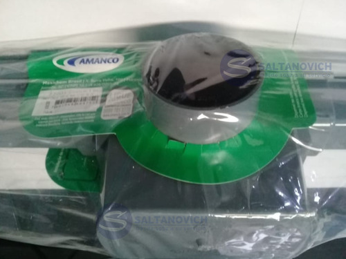 Imagen 3 de 6 de Desague Lineal C/sifón Amanco Pvc Acero Inox Cromo 90 Cm