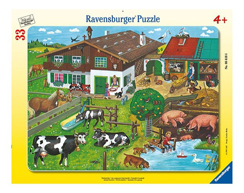 Puzzle Enmarcado - Familias De Animales