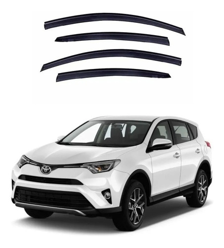 Kit Aletas Bota Aguas Toyota Rav 4 - Modelos 2013-2018