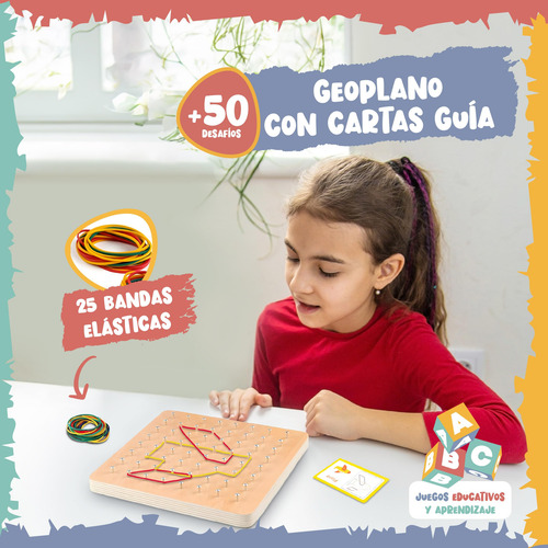 Tablero Montessori Figuras Geométricas Busy Board Didáctic