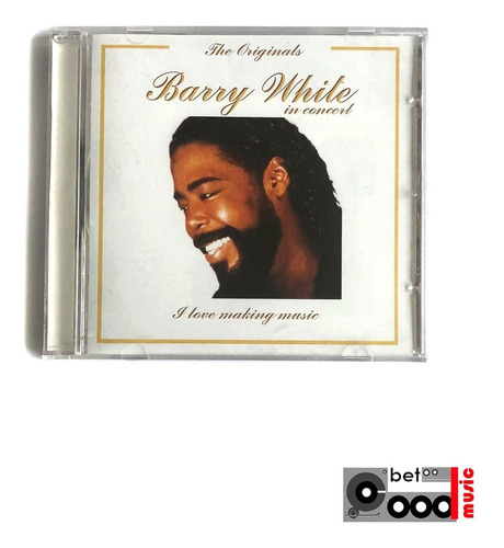 Cd Barry White In Concert - I Love Making Music - Excelente