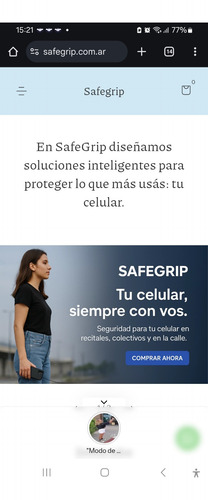 Safegrip: Accesorio Para Celular Resistente Y Seguro