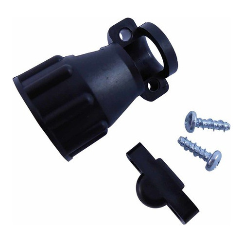 Conector Circular Cpc 4 Vias Femea Ete7566/04 + Capa/prensa