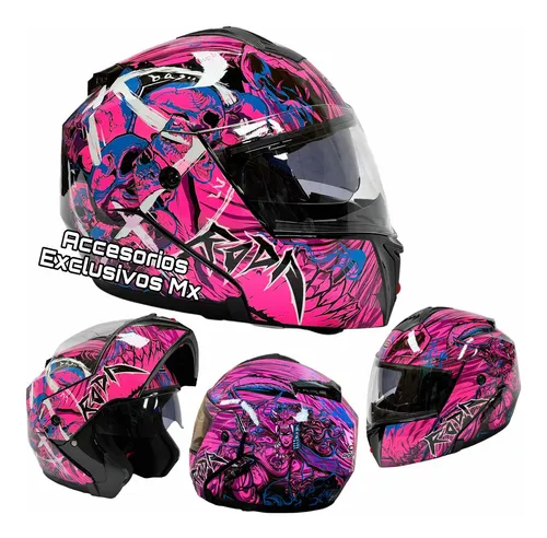 Casco Para Moto Hibrido 726X Negro Mate - Tienda Moto Rider México