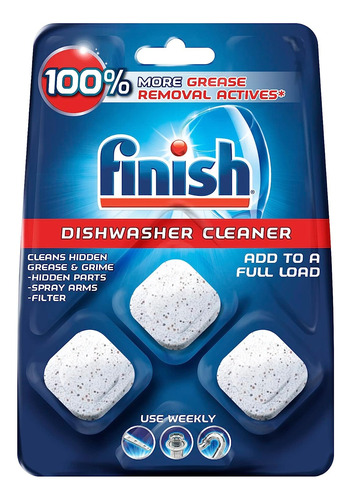 Finish Dishwasher Cleaner Pastillas Desinfecta Lavavajillas