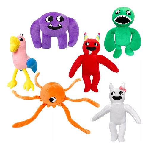 6 Unidades Juguetes De Peluche Garten Of Ban Ban, 25 Cm