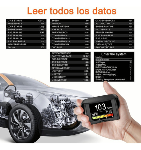 Ancel A202 Scanner Carro Computador Carro Obd2 Medidor