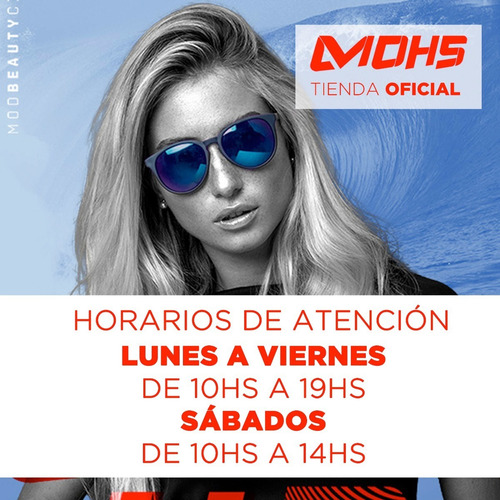 Anteojos Sol Mohs California Originales Filtro Uv400 Gtia
