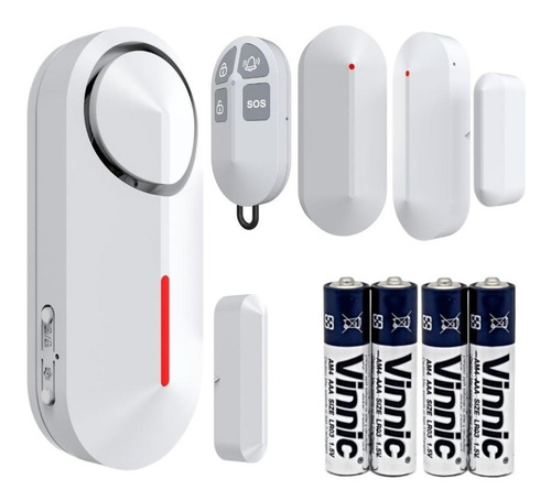 Kit De Mini Alarma Safe-100+ Sensor Vibración Protect+ Pilas