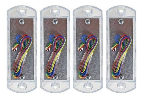 Imagem 9 de 10 de Kit Strobo Rgb Led 4 Faróis Automotivo Ritmico Zendel Rgb