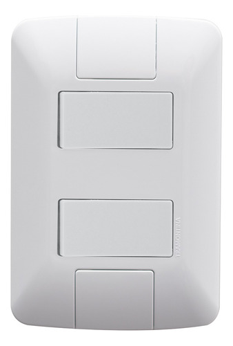 Interruptor Duplo Three Way 4x2 - Tramontina Aria Branco