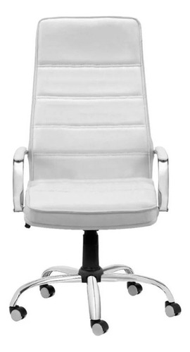 Sillón Gerencial Silla Oficina Escritorio Color Blanco