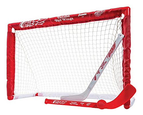 Set De Minihockey Franklin Sports Detroit Red Wings Con Gol