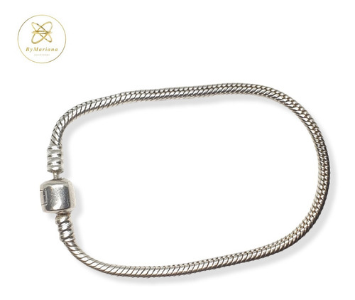Imagen 2 de 5 de Pulsera Plata Especial Para Dijes Pasantes