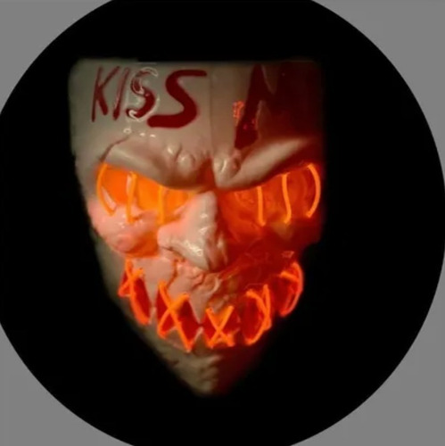Máscara Led La Purga Kiss Me Halloween Rave Calidad Colores
