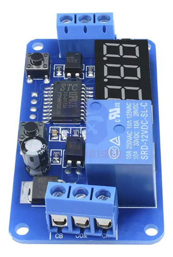 Timer Multifuncional 12v Temporizador Retardo Arduino Pic
