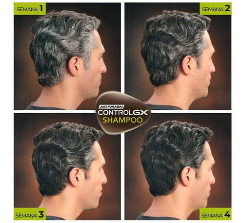 Just For Men Control Gx Shampoo Desvanecedor De Canas 3pack