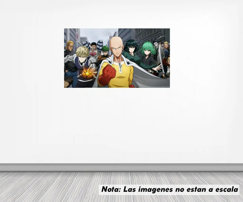 Vinil Sticker Pared 60cm Lado One Punch Man Anime Ld73