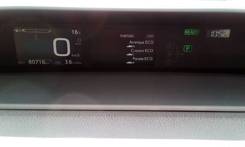Imagen 11 de 15 de Toyota Prius 2019 1.8 Base Cvt