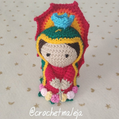 amigurumi virgen de guadalupe