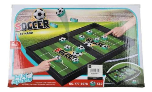 Juego De Mesa Fast Hockey Futbol Plástico
