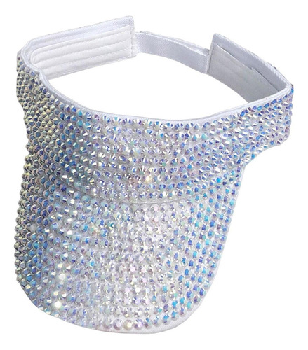 Sombrero Para El Sol Con Visera De Diamantes De Imitación