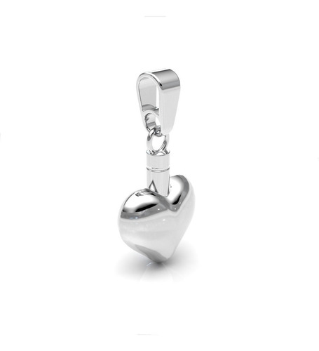 Imagen 2 de 10 de Dije Perfumero Urna Para Ceniza Cremación Plata 925 Agálea
