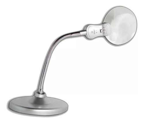 Lampara Lupa Con Luz Led Flexible 90mm 2x /20mm 6x Zd-128