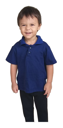 Camisa Gola Polo Infantil Azul Menino Festa Aniversário