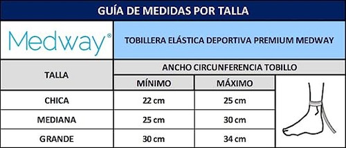 Tobillera Elástica Deportiva