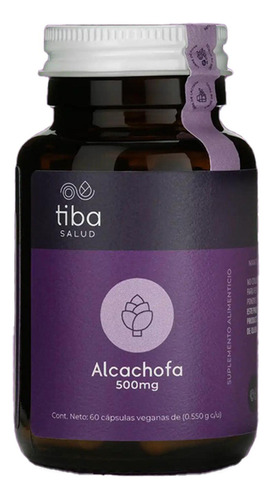 Alcachofa Tiba Salud 60 Cápsulas Veganas De 550gr C/u