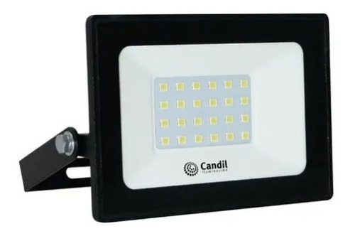 Proyector Reflector Led Exterior Candil Luz Fria 20w Carcasa Negro Luz Fria/dia