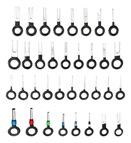 Kit De Remoção De Terminal Automotivo Pino Elétrico 36 Pcs