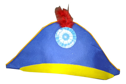 Gorro Bicornio San Martin Belgrano Disfraz Patrio Espumina