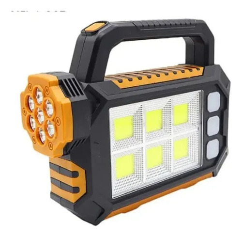 Luz Multiuso Linterna Puerto Usb Panel Solar Camping Pesca 